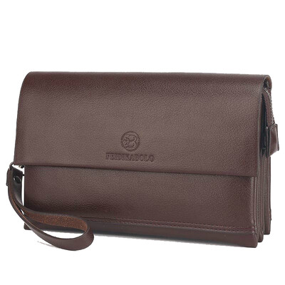

Mens Tote Bag Purse Business Clutch Fashion Leather Wallet carteras mujer Men Monederos Wallet B-fdk3109