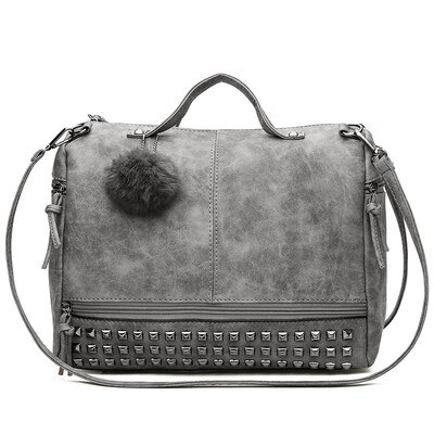 

SGARR High Quality PU Leather Women Handbag Shoulder Bags Famous Brands Rivet Ladies Crossbody Bag Casual Tote Messenger Bags
