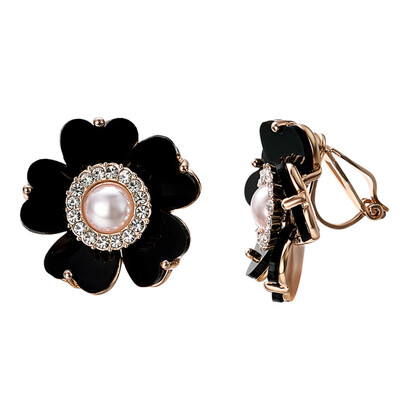 

Yoursfs clip earrings for women Flower series gold plated earring