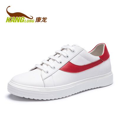 

Kang Long casual shoes men&39s wild board shoes Korean version of the breathable men&39s shoes white red 281112073 38 yards