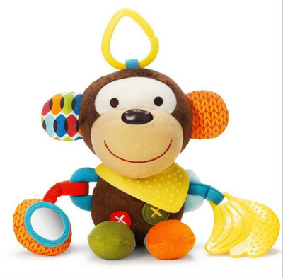 

2018 new infant Toys Baby Plush mobile toys bed lathe crib car hanging rattles babies stroller toy childrens christmas gift