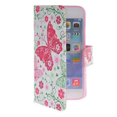 

MOONCASE Pattern Style Leather Side Flip Wallet Card Slot Pouch Stand Shell Back ЧЕХОЛ ДЛЯ Apple iPhone 6 Plus