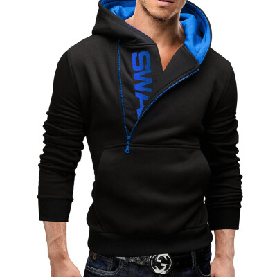 

Stylish Men's Slim Warm Hooded Sweatshirt Zipper Coat Jacket Outwear Sweater