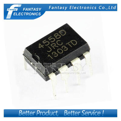 

50PCS NJM4558D DIP8 NJM4558 DIP JRC4558D JRC4558 new&original IC free shipping