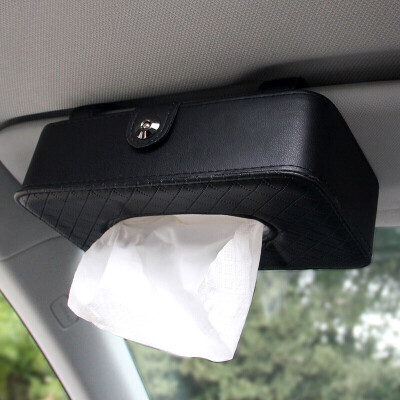 

Yicang car tissue box car car paper box sunroof sun visor hanging car chair back headrest napkin paper box beige