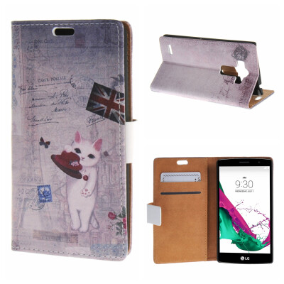 

MOONCASE for LG G4 Beat G4S Case Flip Wallet Card Slot Stand Leather Folio Pouch Case Cover /a16