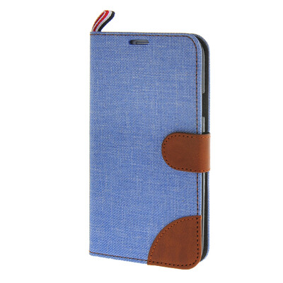 

MOONCASE Galaxy S5 , Leather Wallet Flip Card Holder Pouch Stand Back Case Cover for Samsung Galaxy S5 Blue