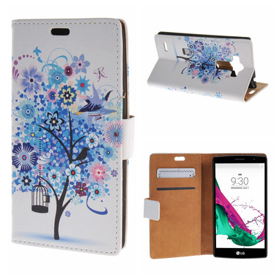 

MOONCASE LG G4 Beat G4S ЧЕХОЛ ДЛЯ Flip Wallet Card Slot Stand Leather Folio Pouch /a04