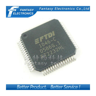 

2PCS FT2232HL FTDI LQFP64 FT2232 QFP FT2232H Dual High Speed USB to Multipurpose UART/FIFO IC new and original free shipping