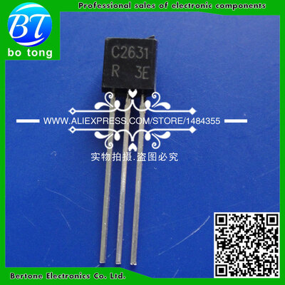 

Free shipping 100pcs/lot Transistor 2SC2631 C2631 TO92