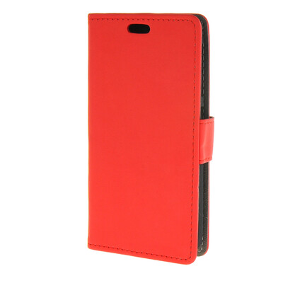 

MOONCASE Vivid colors Leather Wallet Card Slot Bracket Back чехол для HTC Desire 320 D320 Red