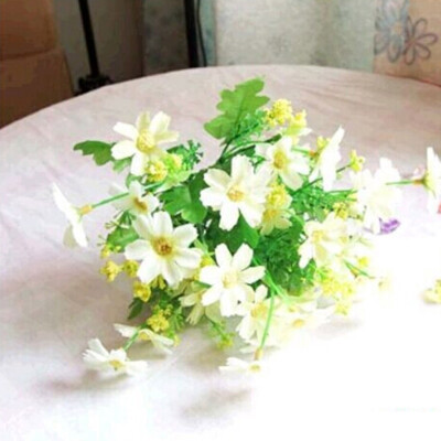 

Vanker Fashion Artificial Chrysanthemum Flowers Wedding Party Living Room Decor Bouquet White