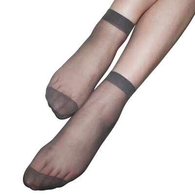 

Arctic cashmere 20 pairs of ladies sexy crystal stockings socks thin transparent spring&summer short stockings 1SJDSW1401ZuHe 10 black 10 gray all