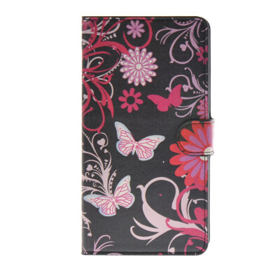 

MOONCASE Butterfly style Leather Side Flip Wallet Card Slot Stand Pouch Case Cover for Samsung Galaxy Mega 2 G750F