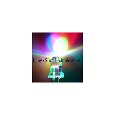 

100PCS 2PIN 5MM RGB 7 color Slow flash LED light-emitting diode LED New products&ROHS 5mm RGB 7 color Slow flash LED