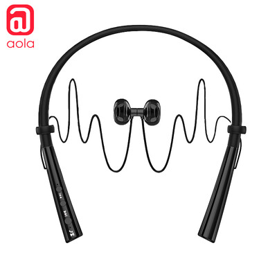 

Австралийская волна (aola) bluetooth headset спортивная беспроводная Bluetooth-гарнитура шеи изнашивается / в ухе работает против жизни технология воды версия BHS8 + Ya Мексика черный