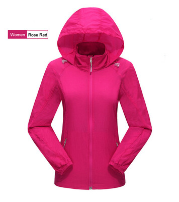 

Hiking Jacket Summer Lovers Outdoor jacket Quick Dry Sun Protective Solid For Men Women Climbing Trekking Hood Jacket