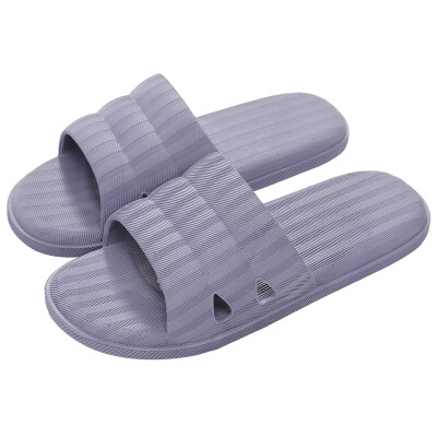 

Antarctic Nanjiren Antarctic slippers female fine lines horizontal strip home bathroom shower sandals purple 40-41 yards 19D013