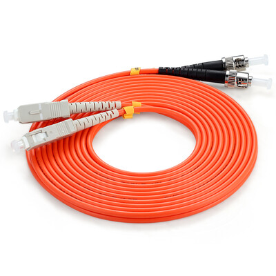 

Victory shengwei FMC-403 Telecom grade fiber jumpers High quality imported ferrule ST-SC multi-mode dual-core transceiver pigtail 5 meters