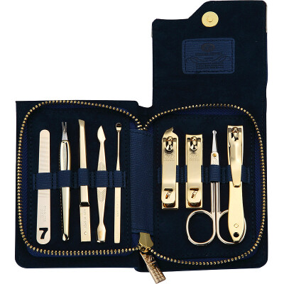 

【Jingdong Supermarket】 777 Nail Knife Set Nail Clamp Clamp Set 9pcs NTS-1021G Blue (Import