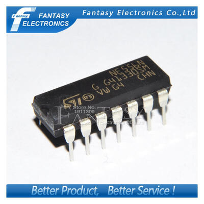 

10PCS NE556N DIP14 NE556 DIP new and original IC free shipping