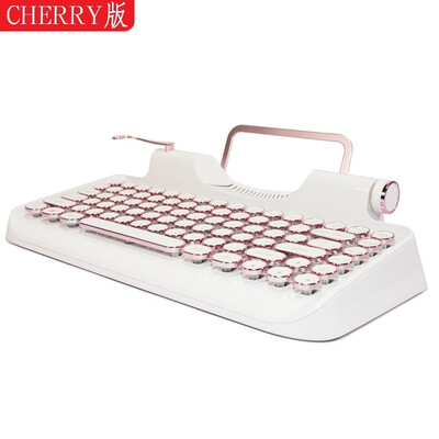 

Baroque Angel MX520 Bluetooth Mechanical Keyboard Wireless Retro Vibrating Popular CHERRY Tea Shaft