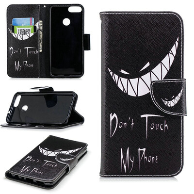 

BEFOSPEY Painting PU LeatherSoft TPU Card Slot Stand Wallet Case For Huawei P smart565"2018