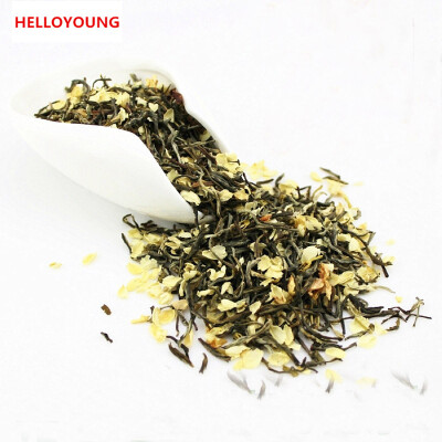 

C-TS015 new jasmine flowers green tea jasmine flurries chinese tea green jasmine flower green food