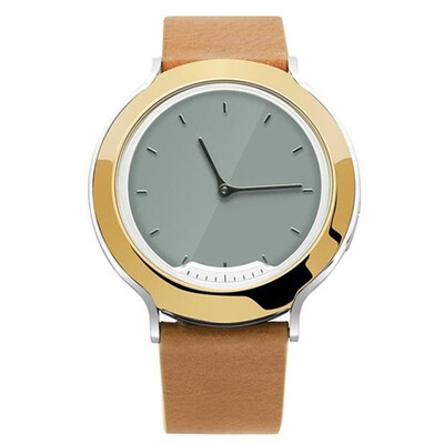 

Smart Watch Genuine Leather Steel strip Traditional Smartwatch IP68 Waterproof Luminous Shadow Holographic Screen Wrist Bracelet
