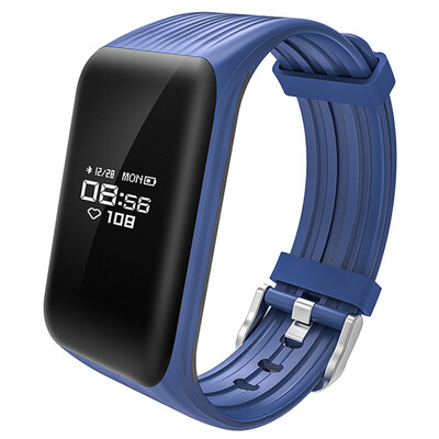 

Hong Kong Sen GASON smart bracelet K1 24 hours continuous heart rate sports bracelet men&women step waterproof 50 meters call WeChat content reminds the deep blue