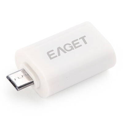 

Yi Джи (Eaget) EC02 OTG MICRO Адаптер USB-переходник телефона плоской белая высокоскоростная передача