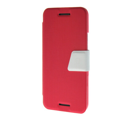 

MOONCASE Ultra Slim Leather Side Flip Wallet Stand Pouch Case Cover for HTC One M9 Hot pink