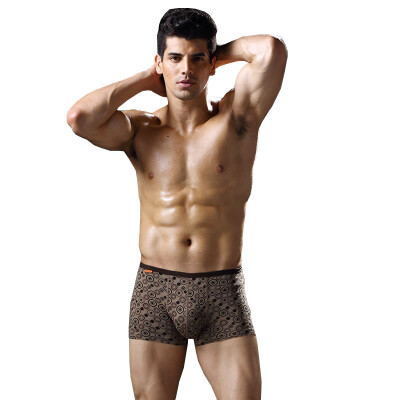 

[Jingdong supermarket] Health men's underwear dots printed elastic stretch cotton men underwear [2] color 77956XL