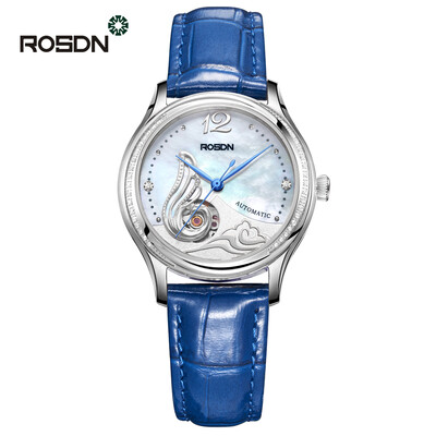 

ROSDN Luxury mechanical watches women hollow Mechanical Watch Women ladies Automatic watch Dress top brand famous Relogio Feminin