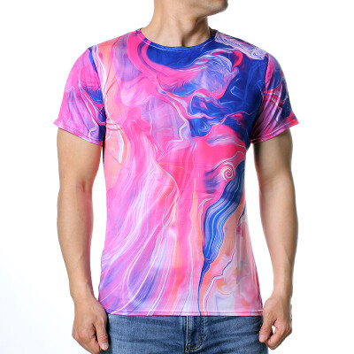 

Mens Fashion Summer Printed Short Sleeves T-shirts