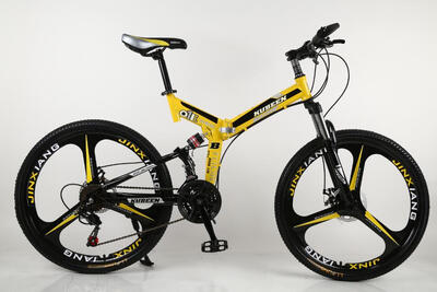 

KUBEEN mountain bike 26-inch steel 21-speed dual disc brakes variable speed bicycle