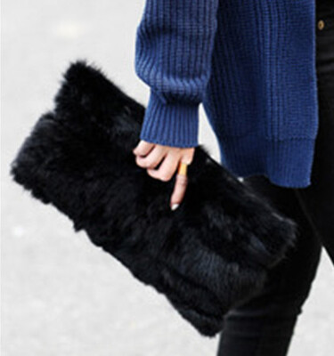 

2016 new European&American fashion big star plush envelope clutch bag women handbag ladies shoulder tote bags high quality clutch bag