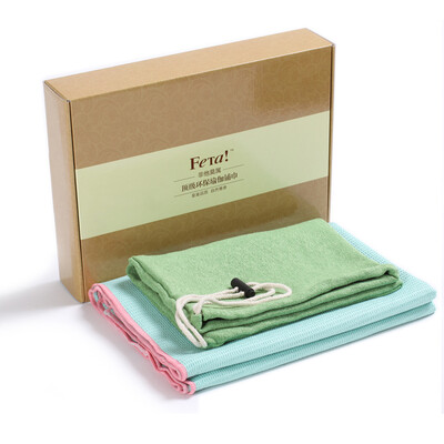 

Non-he / FETa yoga shop towel widened 80cm silicone yoga blanket sweet blue