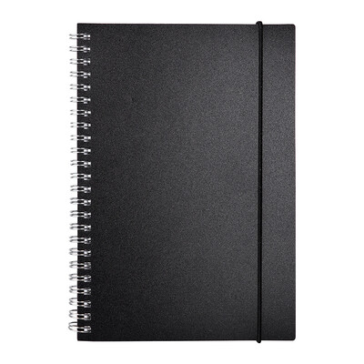 

Guangbo GuangBo strap business notebook portable notebook hard surface this encounter point grid black GBP25752
