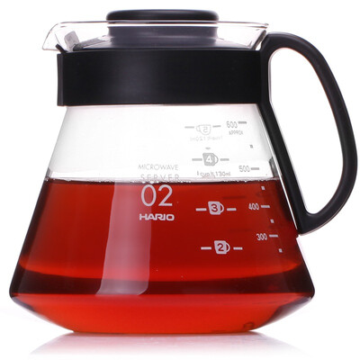 

HARIO Япония импортировала V60 серии жаропрочного стекла 02 кофейник XVD-60B