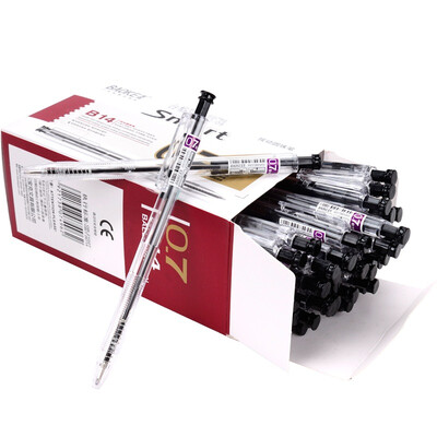 

BAOKE BAOKE B14 press the ballpoint pen 07mm 48 pcs box black