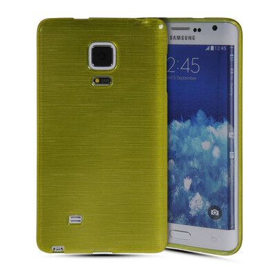 

MOONCASE Мягкие гибкие силиконовый гель ТПУ Shell задняя крышка чехол для Samsung Galaxy Note Edge зеленый