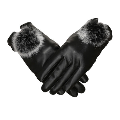 

Haolebao Cycling Riding PU Telefingers gloves Warming Anti-slip gloves