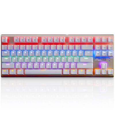

Black jazz (Ajazz) Promise AK40 87-key game mechanical keyboard Symphony Edition black axis white backlit games office computer notebook keyboard
