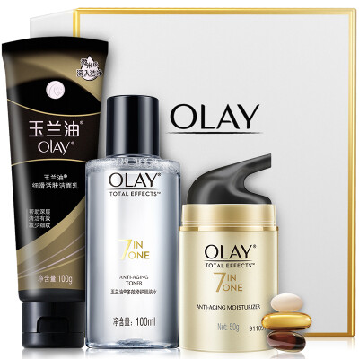 

Olay Olay Skin Care Set Multi-Repair Repair Set 3pcs Cosmetic Set Face 50g Renew Water 100ml Smooth Cleansing 100g