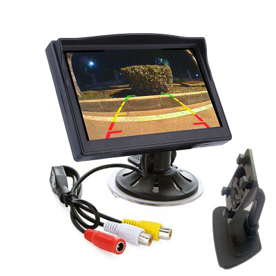 

Newest 5" inch LCD TFT Car Monitor Instrument panelwith sucker Security Car Rear View Camera priority Color Monitor