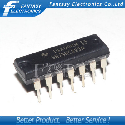 

10PCS SN74HC393N DIP14 SN74HC393 DIP 74HC393N 74HC393 new and original IC free shipping