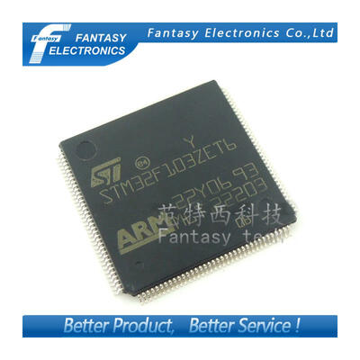 

2PCS STM32F103ZET6 QFP144 STM32F103 QFP ARM new and original IC free shipping