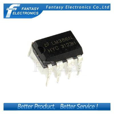 

100PCS LM386N DIP8 LM386 DIP LM386N-1 LM386-1 new&original IC free shipping