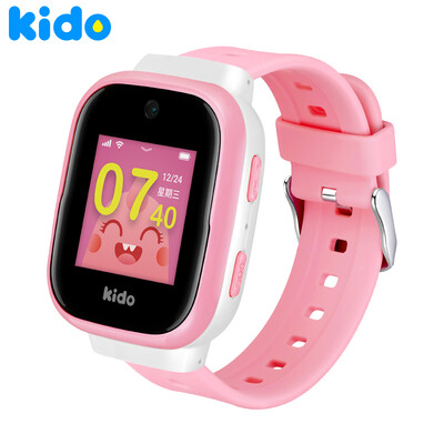 

Kido Children&39s Watch F1 Mobile 4G Smart Child Phone Watch 360 Degree Security IP68 Waterproof Little Genius Boy Gift 6 Positioning Student Blue